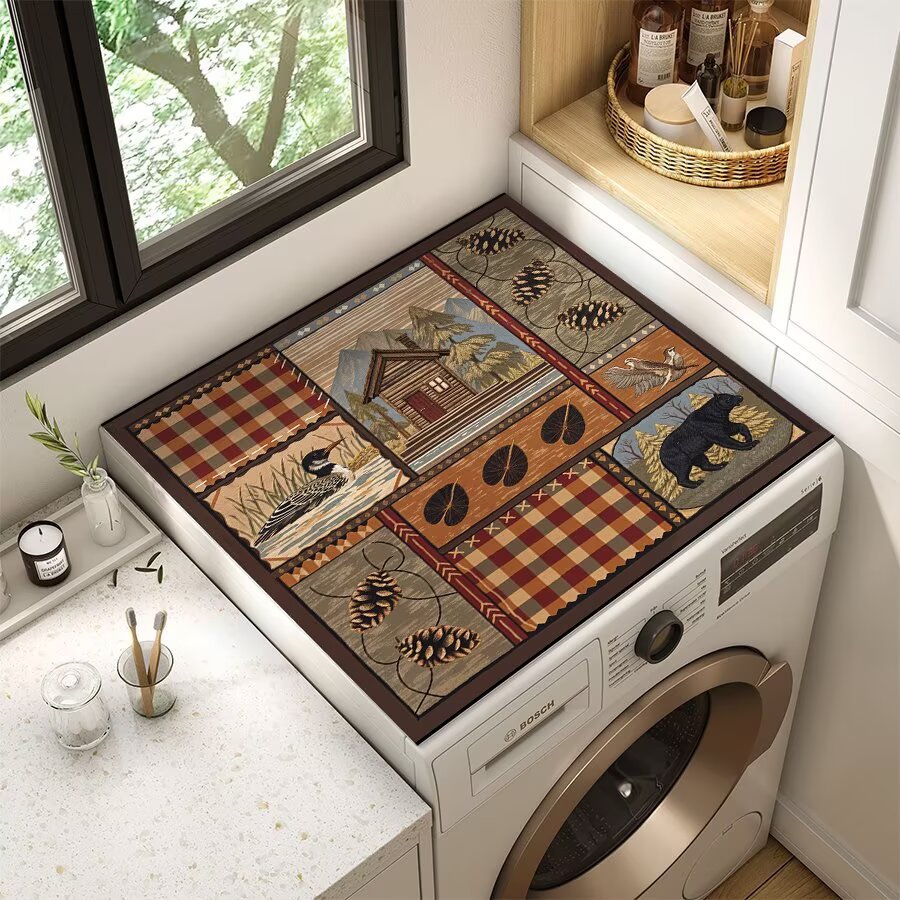 Wildlife-Themed Laundry Room Mat | High & Bury