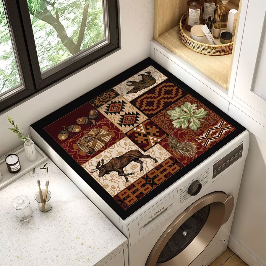 Wildlife-Themed Laundry Room Mat | High & Bury