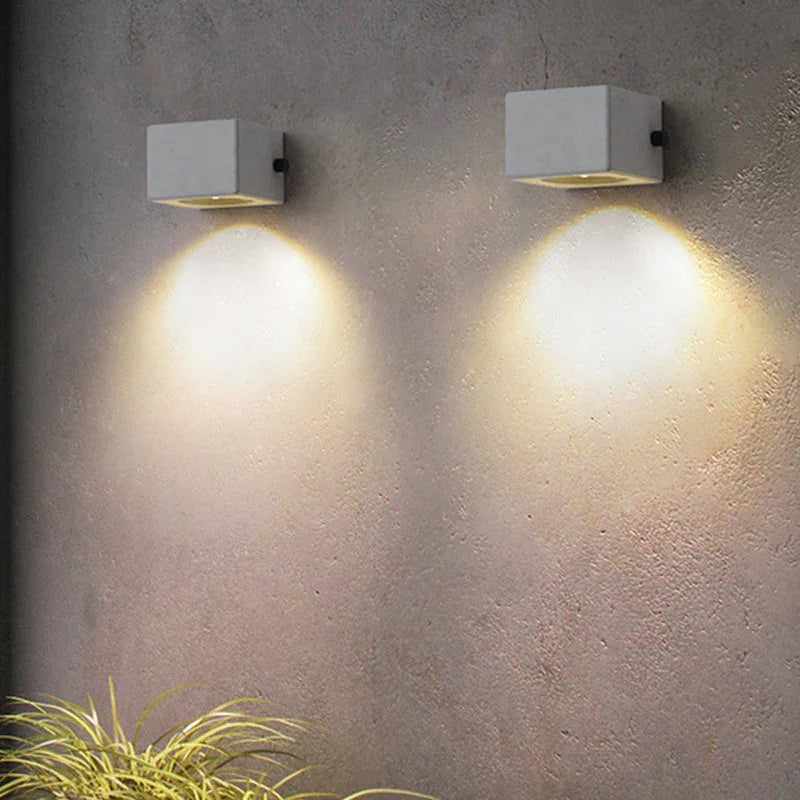 Wilella Cement LED Wall Lamp