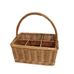 Willow Basket Woven Natural Fiber Handcrafted | High & Bury