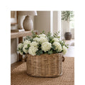 Willow Woven Basket with Inner Lining | High & Bury