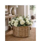 Willow Woven Basket with Inner Lining | High & Bury