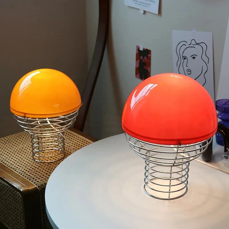 Wilnia Glass Desk Lamp