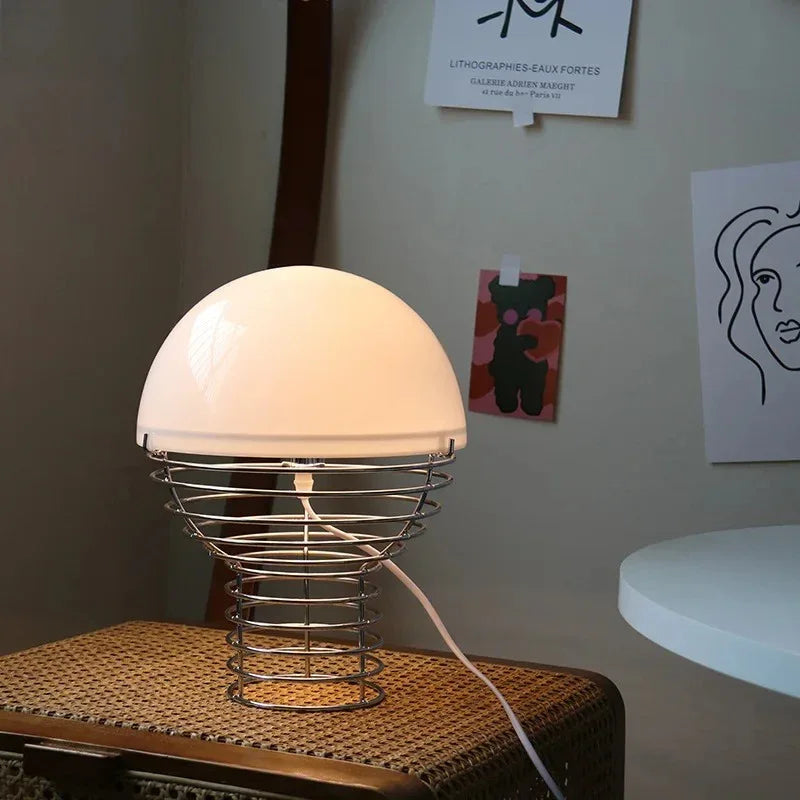 Wilnia Glass Desk Lamp