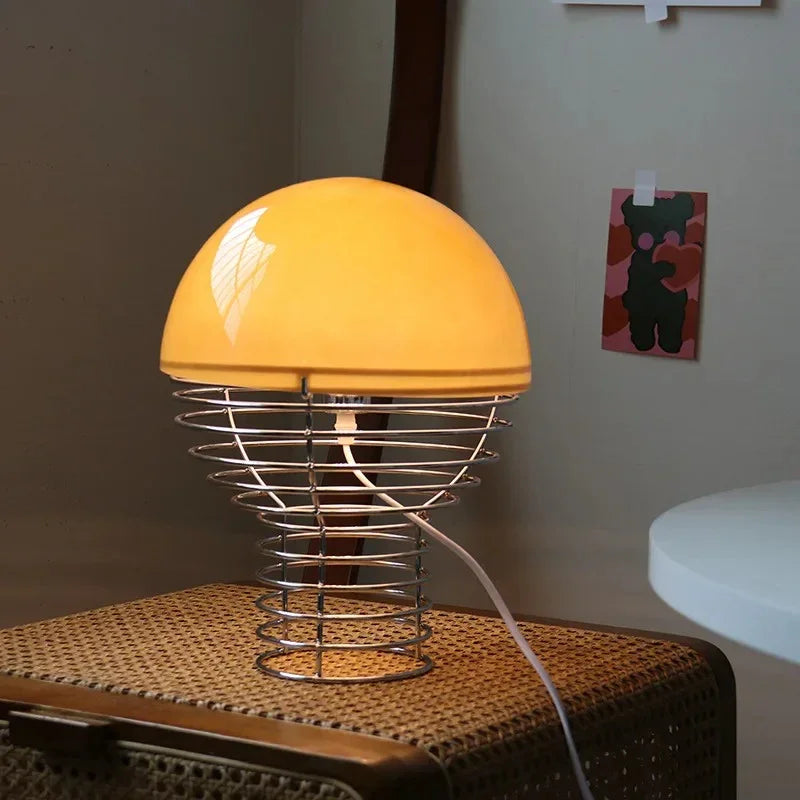 Wilnia Glass Desk Lamp