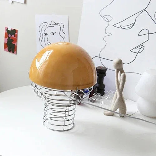 Wilnia Glass Desk Lamp