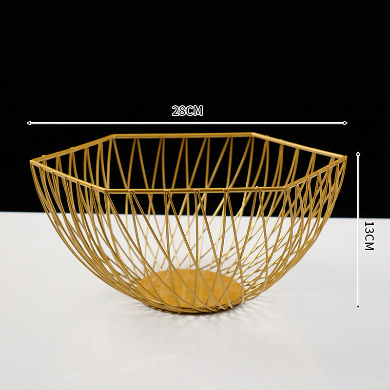 Wire Basket Soft Textile Metal | High & Bury