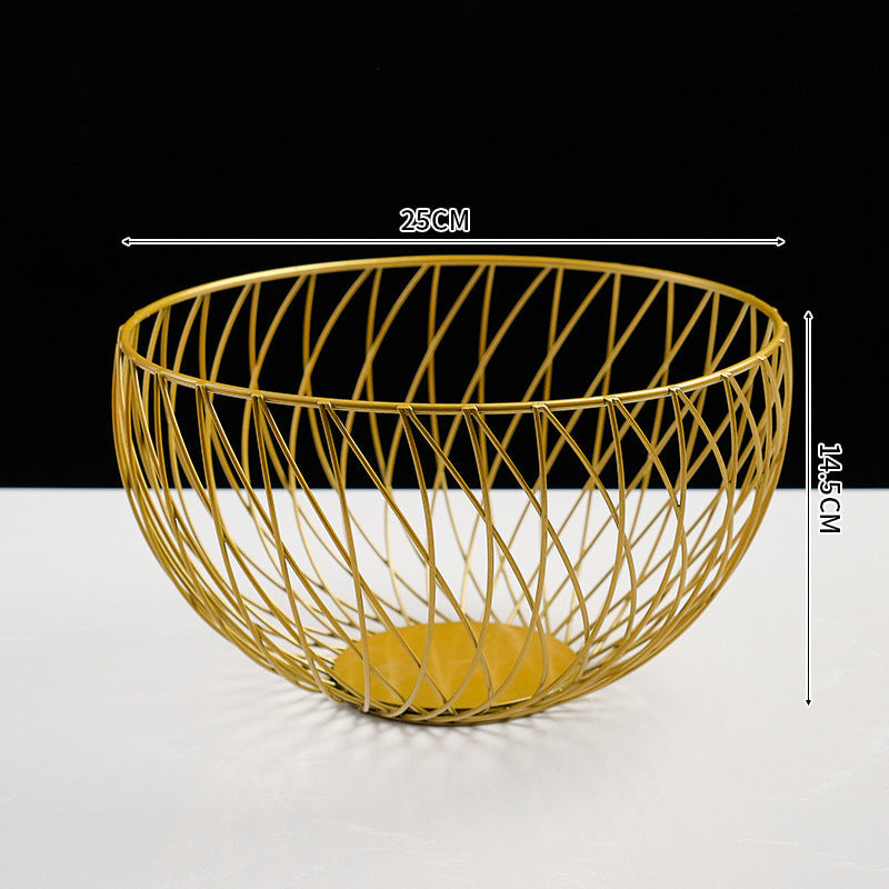 Wire Basket Soft Textile Metal | High & Bury