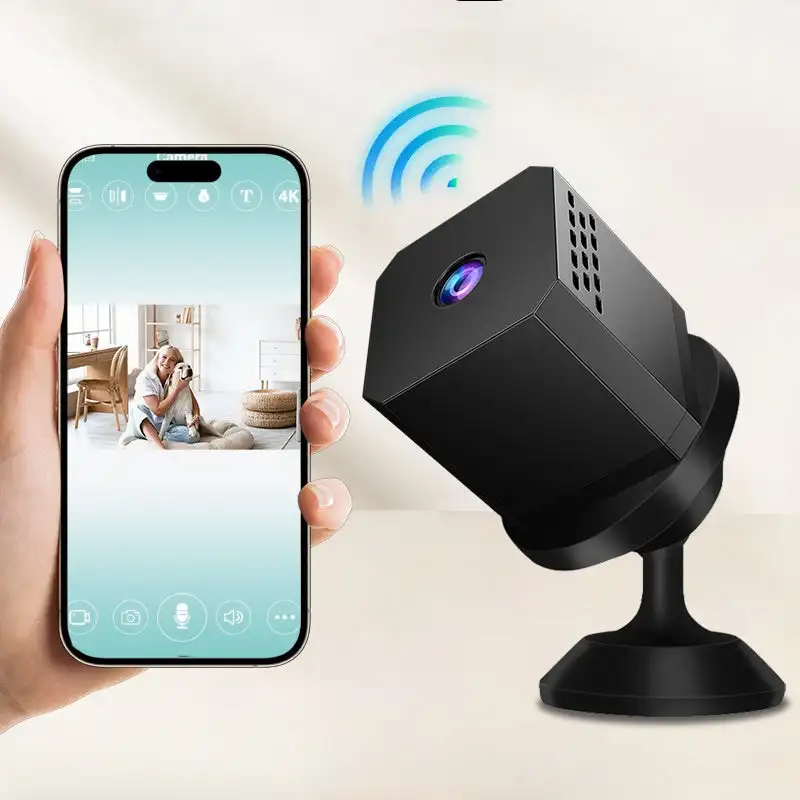 Wireless Security Camera with Night Vision and Magnetic Mount, view 2