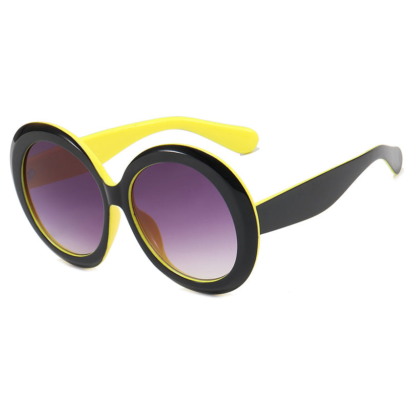 Women's Large-Frame Round Sunglasses with UV Protection, view 11