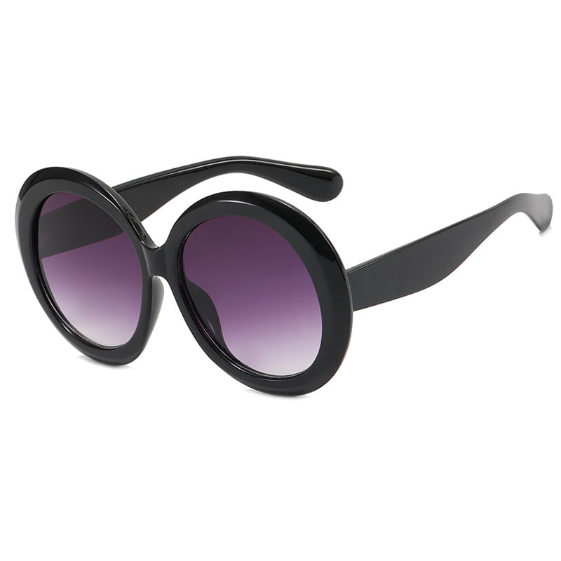 Women's Large-Frame Round Sunglasses with UV Protection, view 12