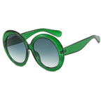 Women's Large-Frame Round Sunglasses with UV Protection, view 13