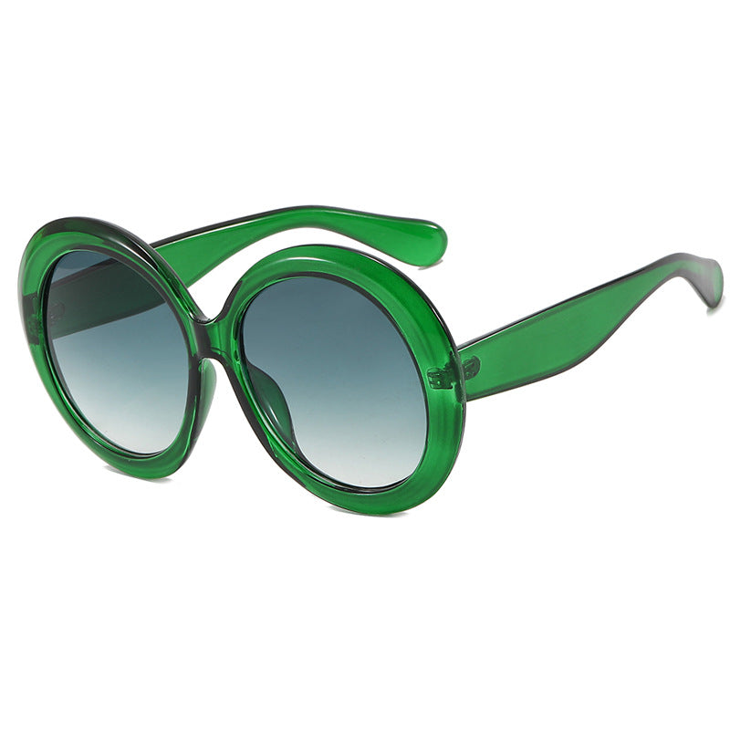 Women's Large-Frame Round Sunglasses with UV Protection, view 13