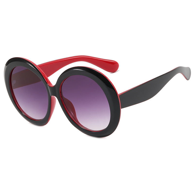 Women's Large-Frame Round Sunglasses with UV Protection, view 17