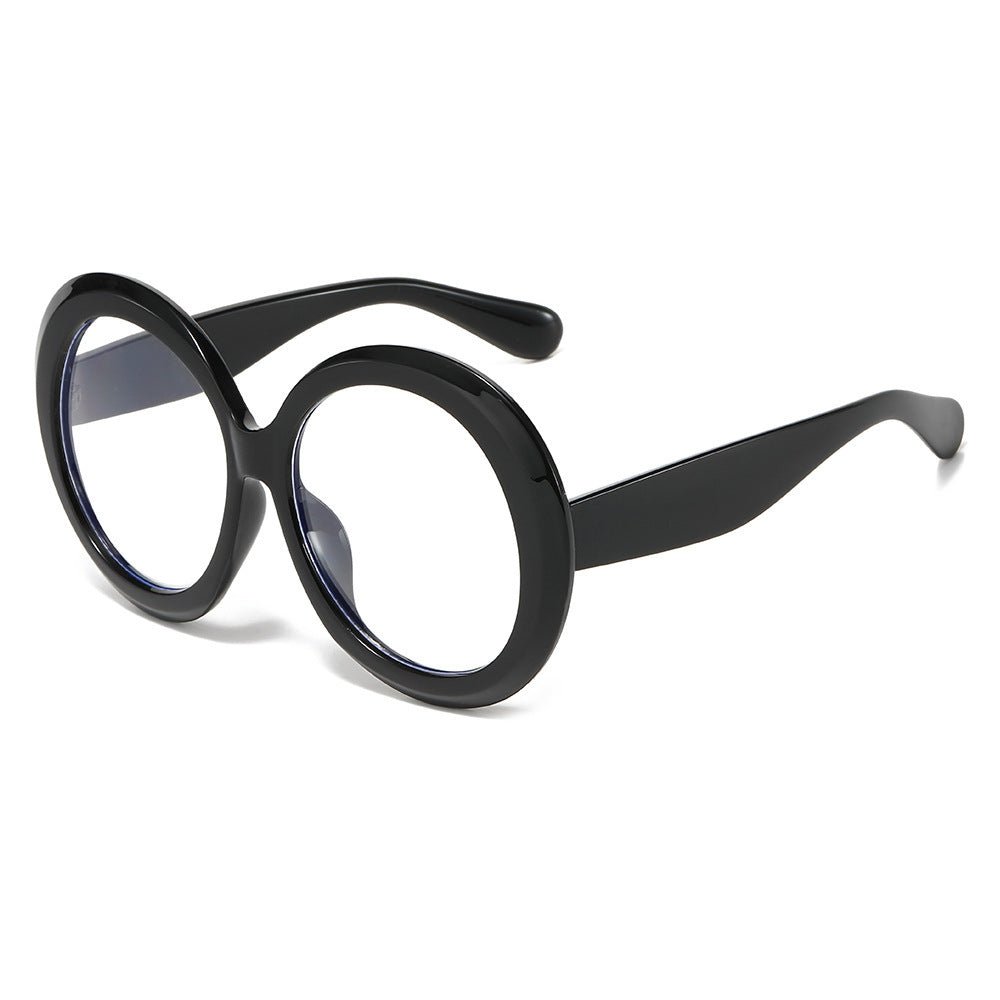 Women's Large-Frame Round Sunglasses with UV Protection, view 5