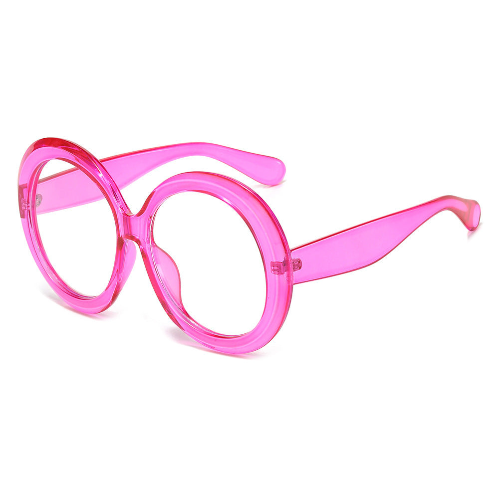 Women's Large-Frame Round Sunglasses with UV Protection, view 6