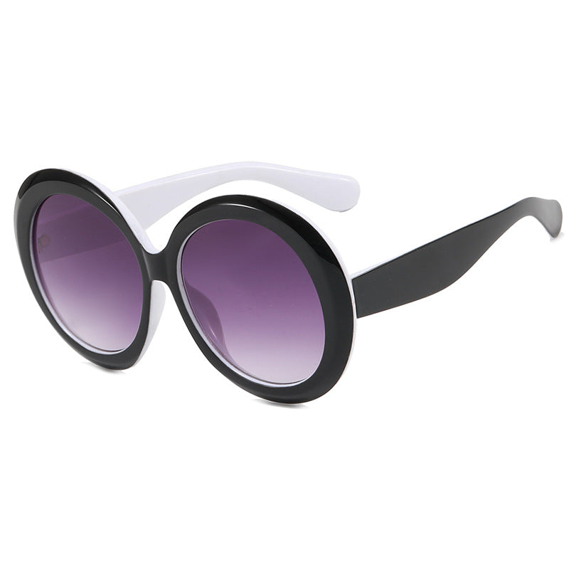 Women's Large-Frame Round Sunglasses with UV Protection, view 7