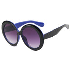 Women's Large-Frame Round Sunglasses with UV Protection, view 8