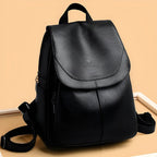 Women's Leather Backpack for Everyday, School and Travel, view 2