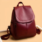 Women's Leather Backpack for Everyday, School and Travel, view 5