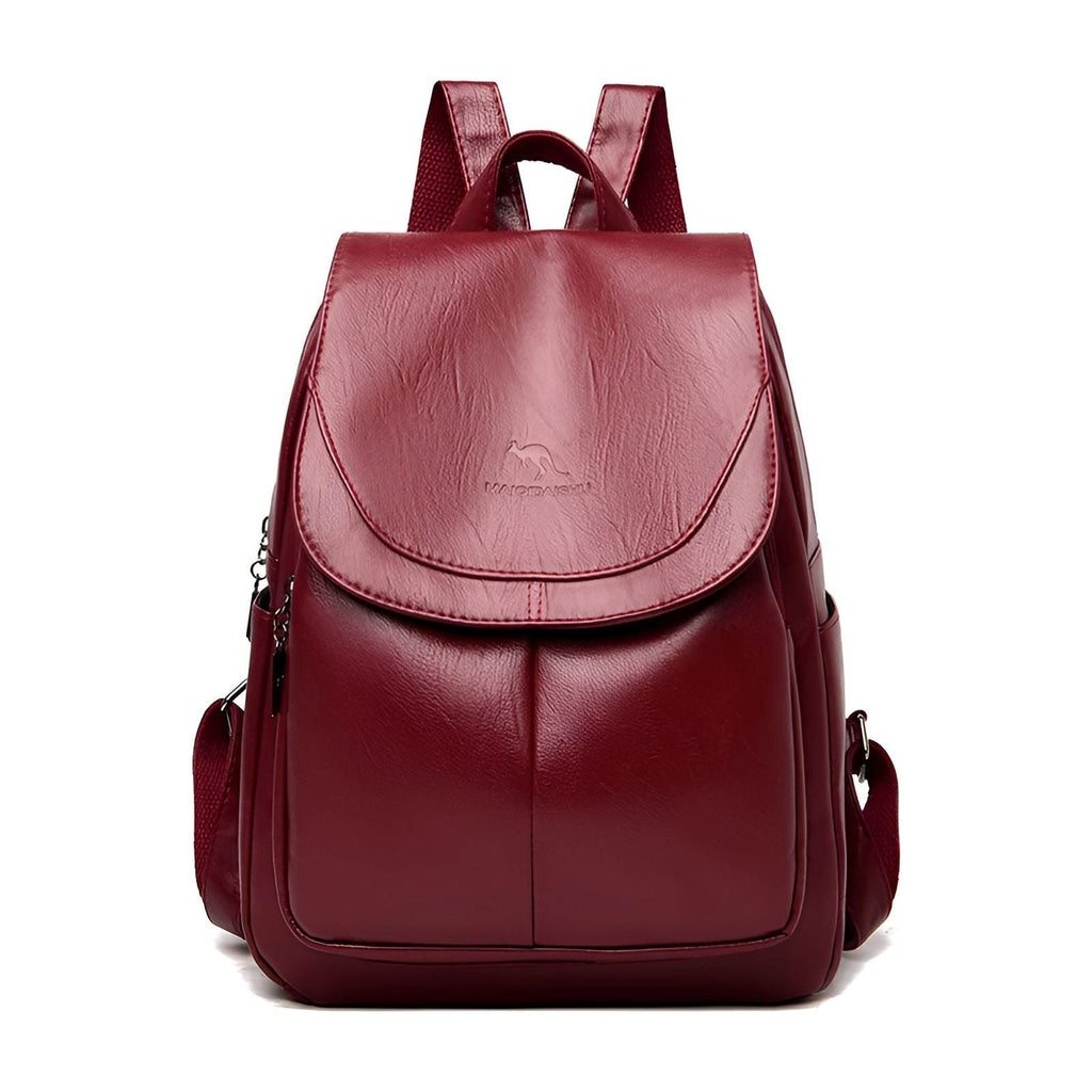 Women's Leather Backpack for Everyday, School and Travel, view 7