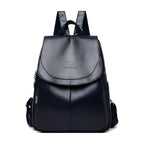 Women's Leather Backpack for Everyday, School and Travel, view 8