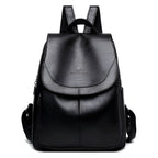 Women's Leather Backpack for Everyday, School and Travel