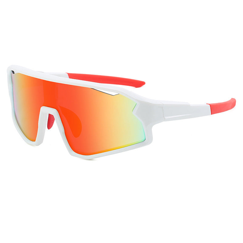 Women's Sports Sunglasses with Mirrored Lenses and Ergonomic Frame