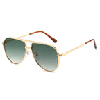 Women's Vintage Pilot Sunglasses with Metal Frame and UV400 Lenses, view 4