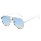 Women's Vintage Pilot Sunglasses with Metal Frame and UV400 Lenses, view 5