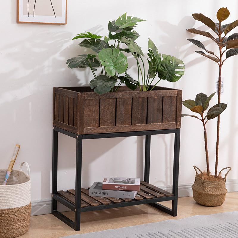 Wooden Planter Stand | High & Bury