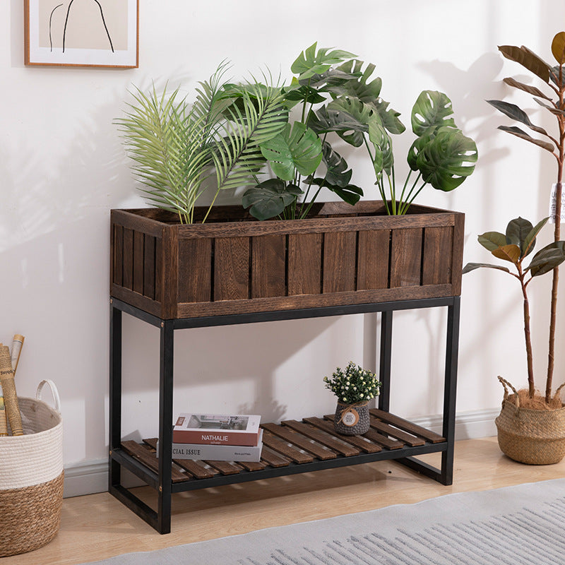 Wooden Planter Stand | High & Bury