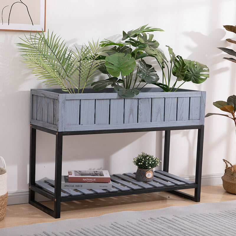 Wooden Planter Stand | High & Bury