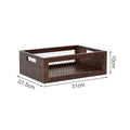 Wooden Storage Box with Metal Grid | High & Bury