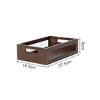 Wooden Storage Box with Metal Grid | High & Bury