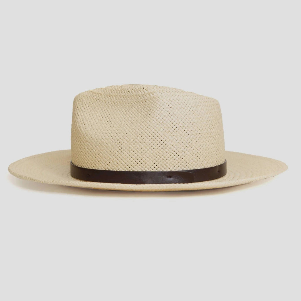 Wool Felt Fedora Hat with Braided Band and Feather Detail, view 3