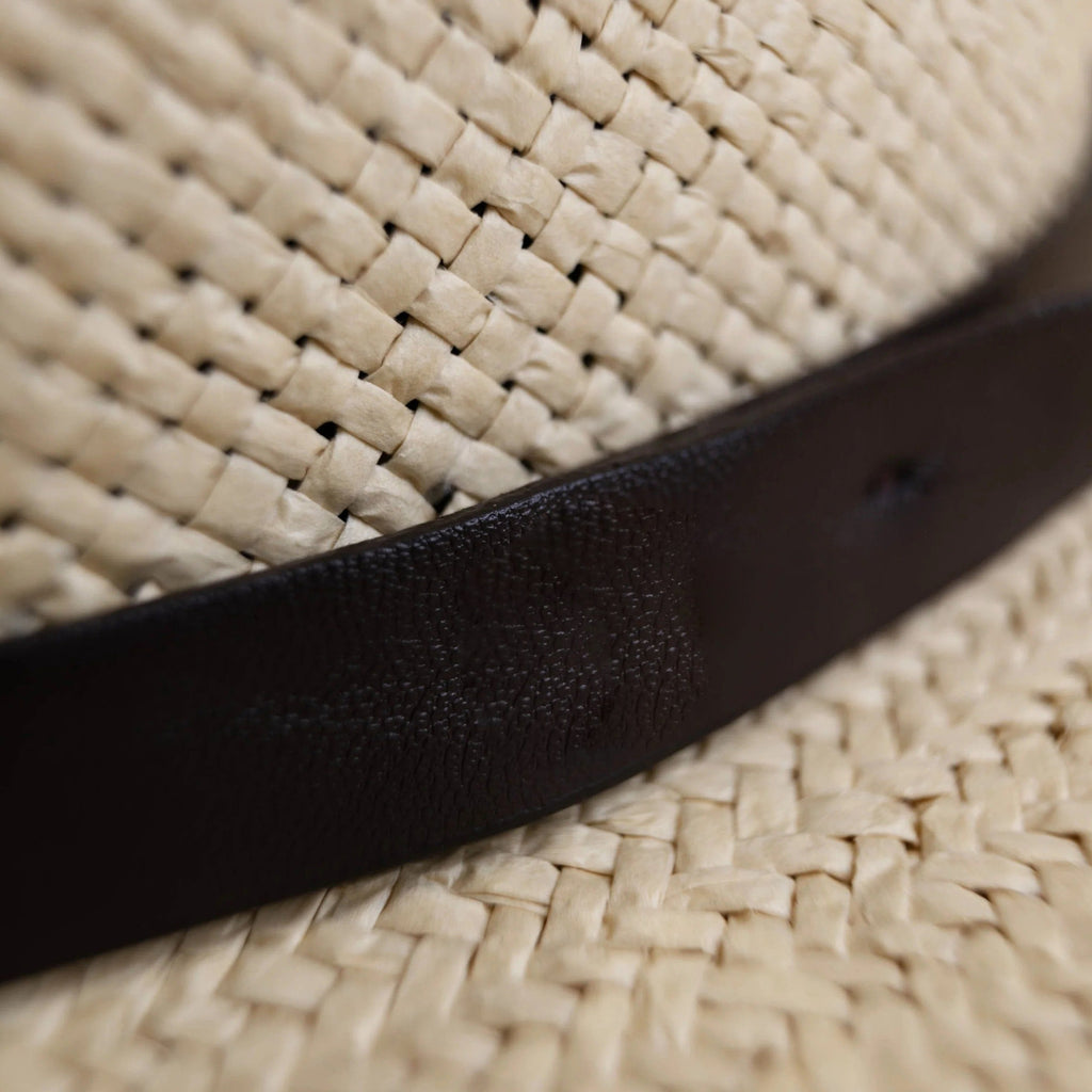 Wool Felt Fedora Hat with Braided Band and Feather Detail, view 4