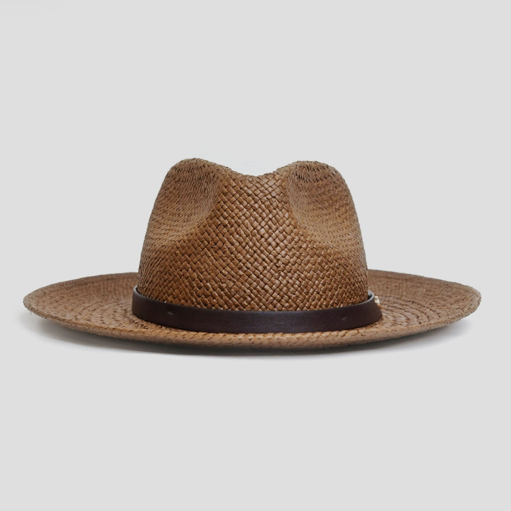 Wool Felt Fedora Hat with Braided Band and Feather Detail, view 5