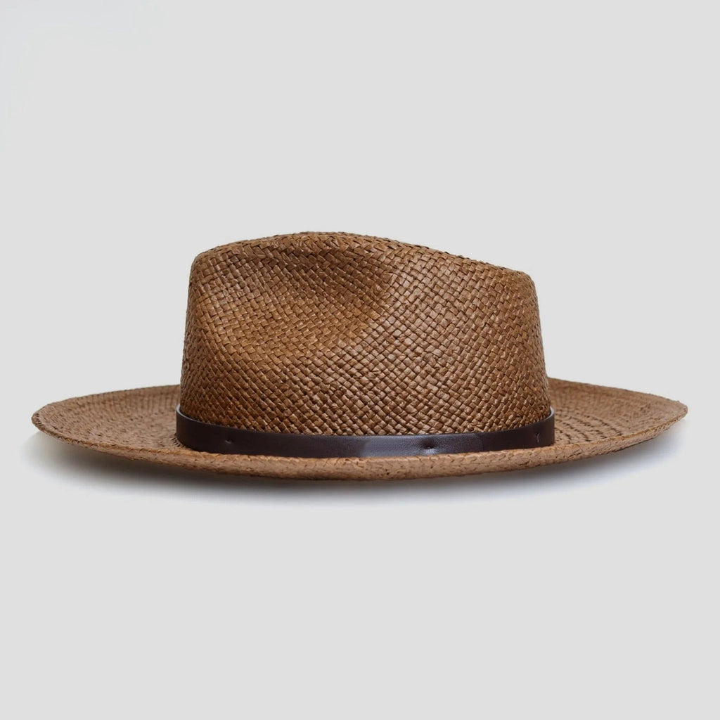 Wool Felt Fedora Hat with Braided Band and Feather Detail