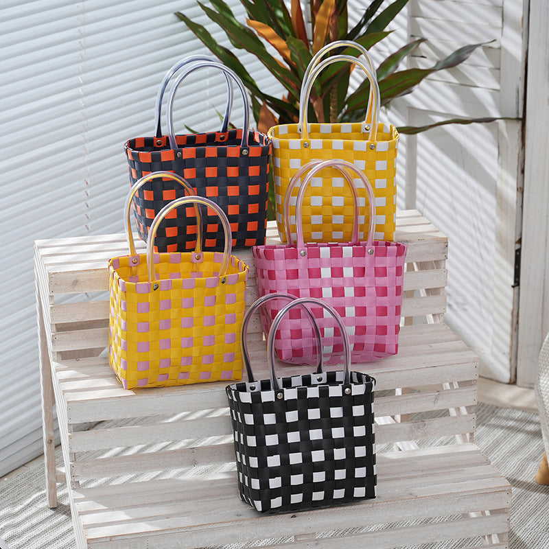 Woven Basket Bag | High & Bury