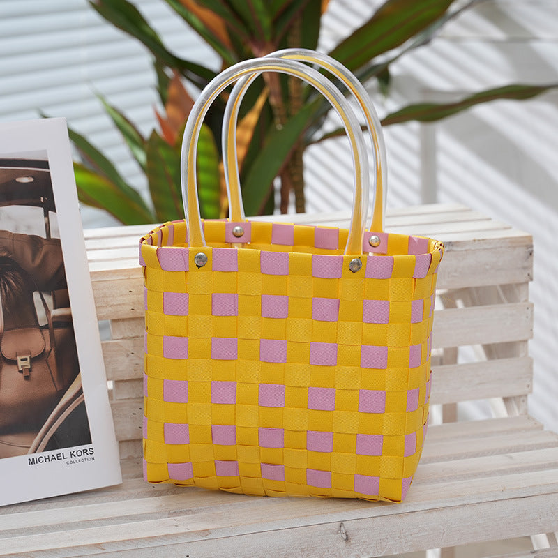 Woven Basket Bag | High & Bury