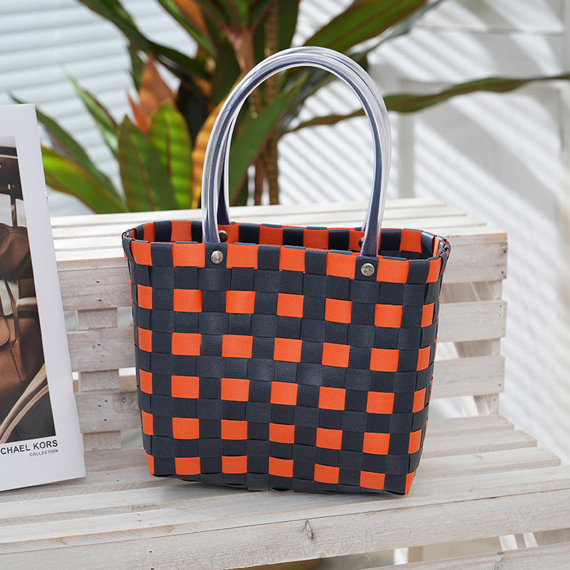 Woven Basket Bag | High & Bury