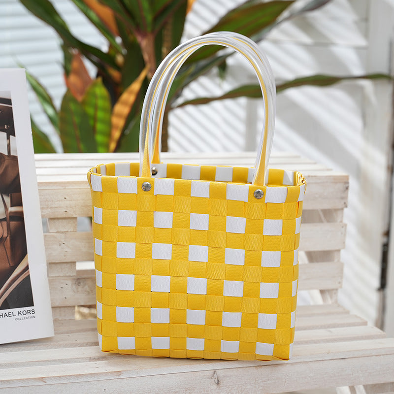 Woven Basket Bag | High & Bury