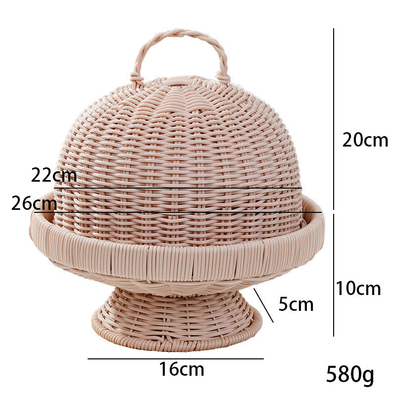 Woven Decorative Cloche Food Cover | High & Bury