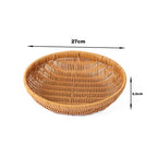 Woven Decorative Fruit Serving Basket | High & Bury
