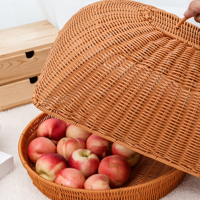 Woven Decorative Serving Lid | High & Bury