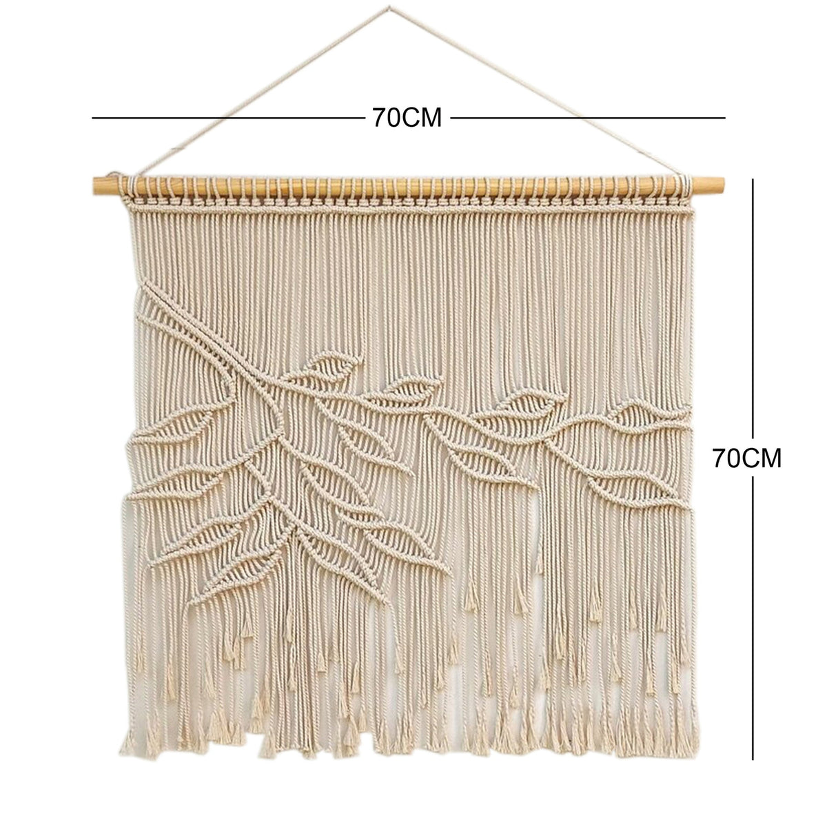Woven Macrame Wall Art Decor | High & Bury