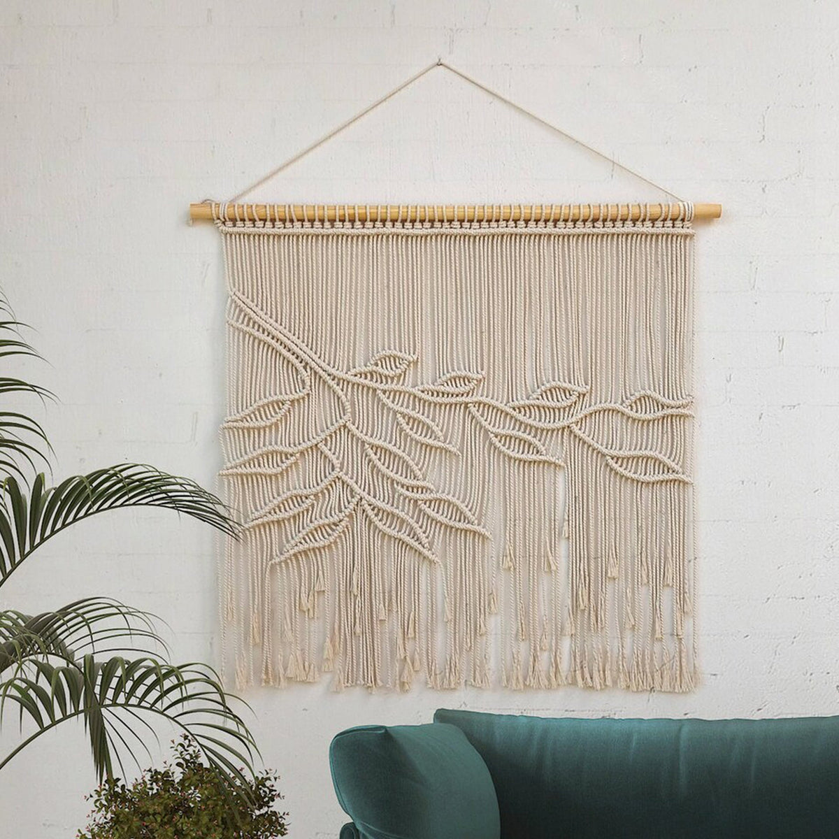 Woven Macrame Wall Art Decor | High & Bury