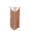 Woven Macrame Wall Tapestry Apricot | High & Bury