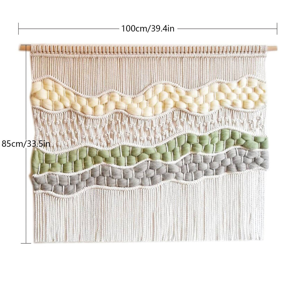 Woven Macrame Wall Tapestry | High & Bury